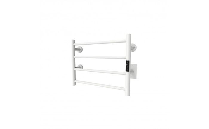 Chauffe-serviettes Malte IV en acier inoxydable blanc mat
