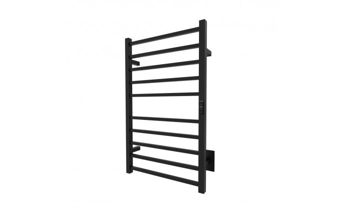 Chauffe-serviettes Rock II en acier inoxydable noir mat