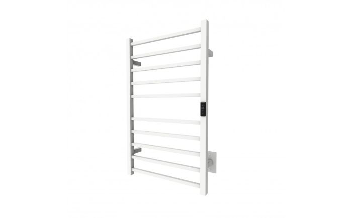 Chauffe-serviettes Rock IV en acier inoxydable blanc mat