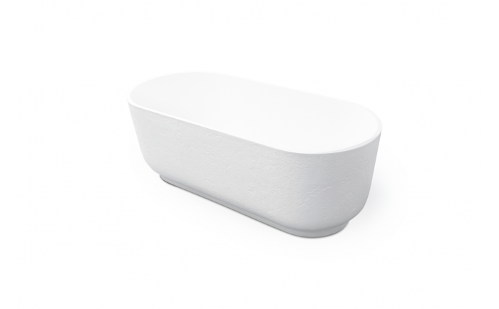Baignoire autoportante Destiny l 62 po blanc mat
