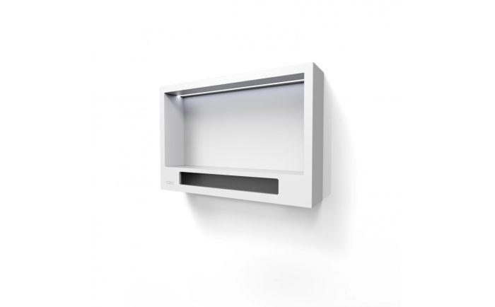 Niche de douche Odyssey l 23 po blanc mat