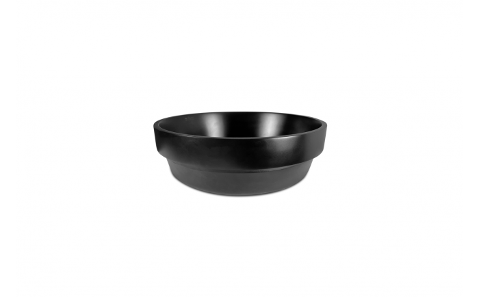 Lavabo semi-encastré Sedna ll 15 3/4 po noir mat