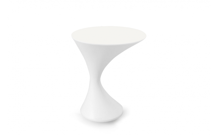 Table de bain Rhône blanc mat