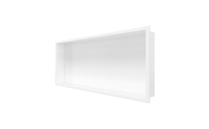 Niche de douche Mino III en acrylique blanc mat