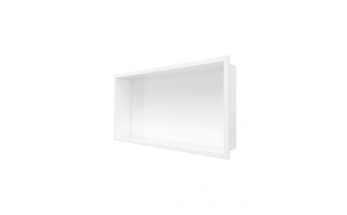 Niche de douche Sinni III en acrylique blanc mat