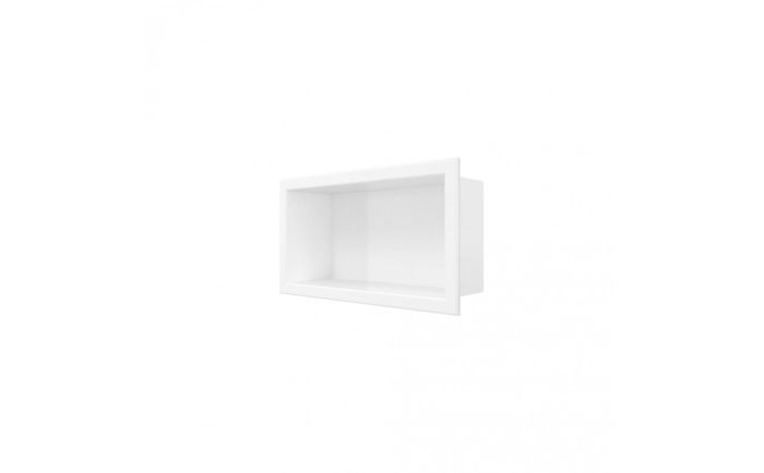 Niche de douche Aso III en acrylique blanc mat