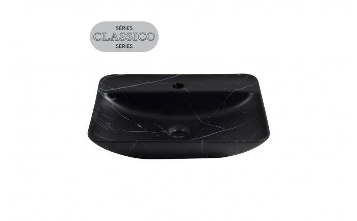 Lavabo vasque Arago Vena 20 po noir mat