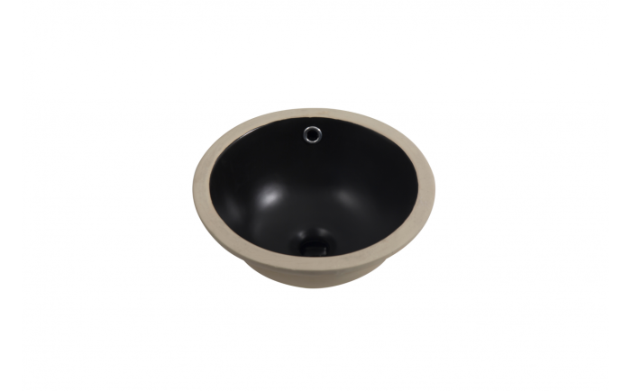 Lavabo sous comptoir Botha ll 14 po noir mat