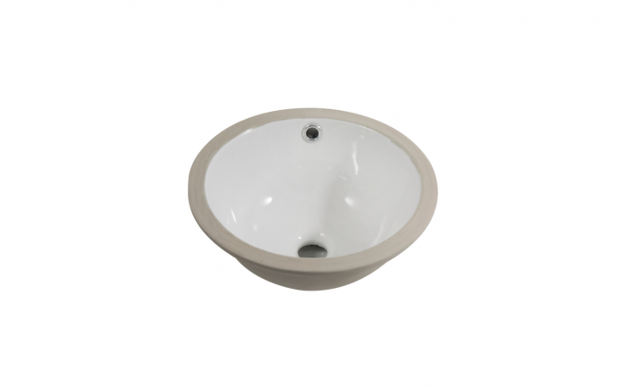 Lavabo sous comptoir Botha lll 14 po blanc lustré