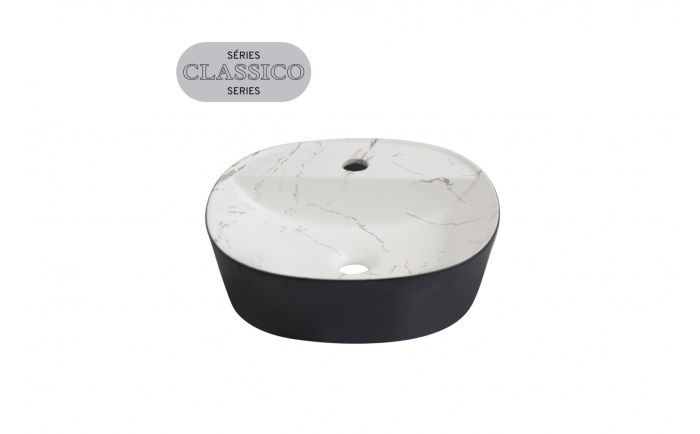 Lavabo vasque Ida Nero 15 3/4 po noir mat