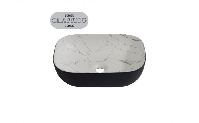 Lavabo vasque Perma Nero 18 po noir mat