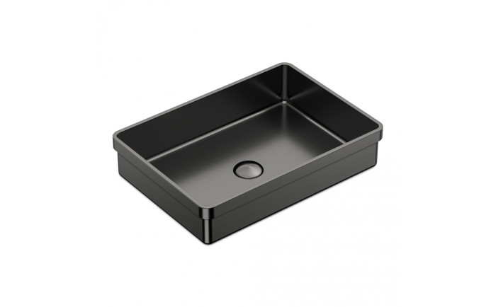 Lavabo semi-encastré Sanaga lV 20 po en acier inoxydable