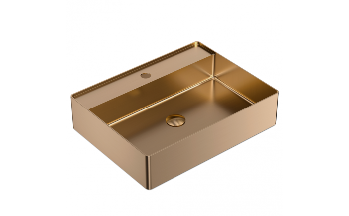 Lavabo vasque Elbe lll 21 5/8 po en acier inoxydable