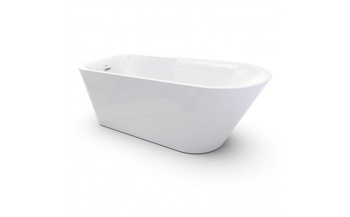Baignoire autoportante Lys 67 1 place en acrylique blanc lustré