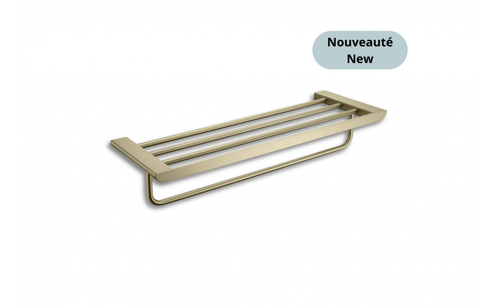 Tablette porte-serviettes murale Vasco 23 po en acier inoxydable