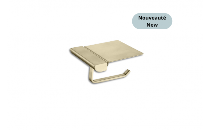 Tablette porte-papier de toilette murale Vasco en acier inoxydable