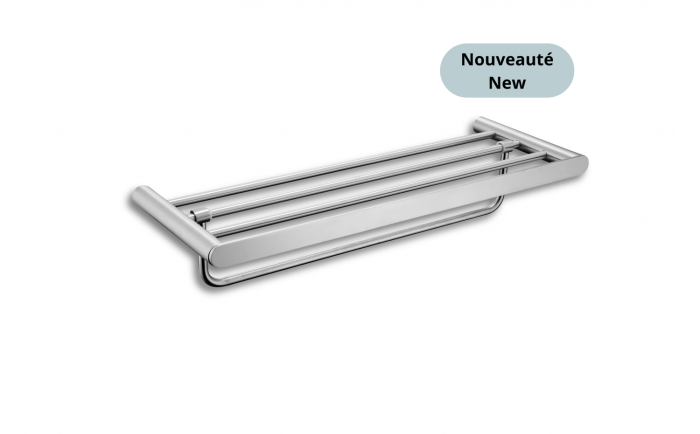Tablette porte-serviettes murale 23 po Nano Nova en acier inoxydable