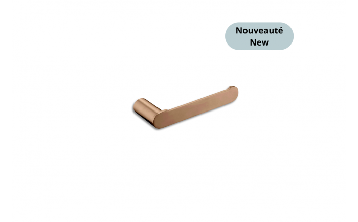 Porte-papier de toilette mural Nano Nova en acier inoxydable
