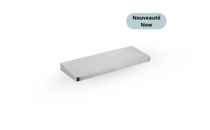 Tablette murale Nano Muse en acier inoxydable