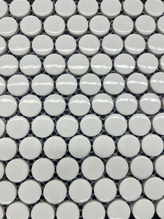 Mosaïque Perle Blanc poli ﻿ 12 po x 12 po