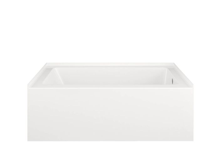 Baignoire alcôve Pure 66 po x 32 po Droite S/Am blanc