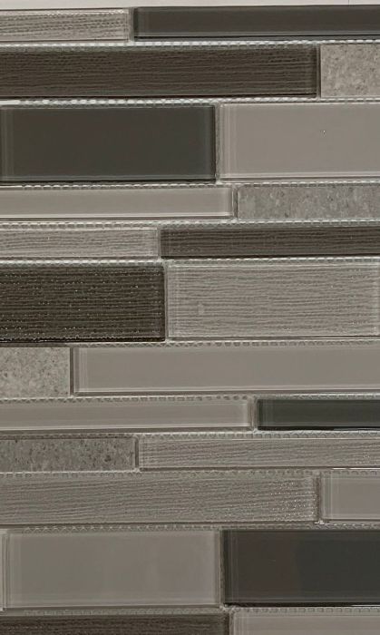 Mosaïque Rainfall Taupe 11.5 po x 11.5 po