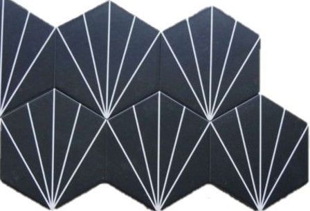 Carreau de porcelaine Select Track satiné 8 po x 9 po