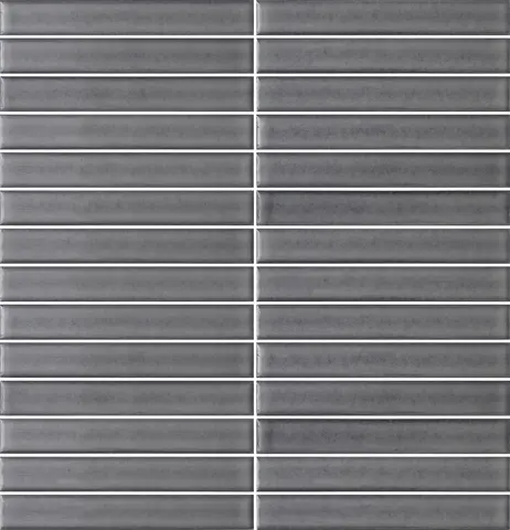 Mosaïque Stick Liquorice lustré 11.25 po x 11.75 po