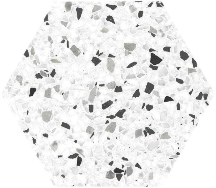 Carreau de porcelaine Tempo Noir satiné 8 po x 9.6 po