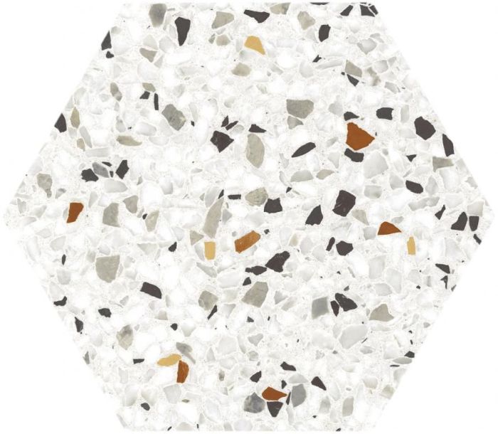Carreau de porcelaine Tempo Mixte satiné 8 po x 9.6 po