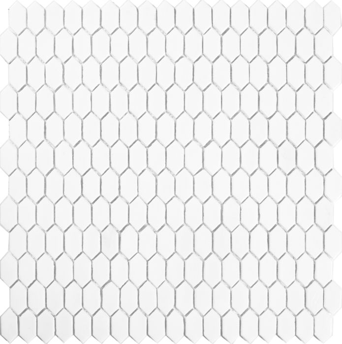 Mosaïque Baguette Snow poli 12 po x 12 po