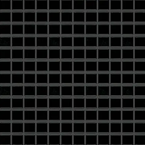 Mosaïque Basic Mosaic Black lustré 12 po x 12 po