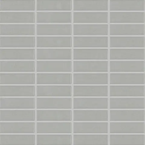 Mosaïque Basic Mosaic Green Haze satiné 12 po x 12 po