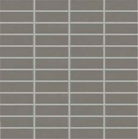 Mosaïque Basic Mosaic Bronze Grey satiné 12 po x 12 po