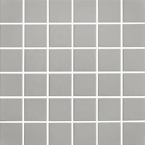 Mosaïque Plain / Techno Light Grey mat 12 po x 12 po