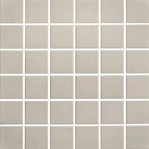 Mosaïque Plain / Techno Ivory mat 12 po x 12 po