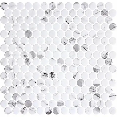 Mosaïque Penny Ecostone Fosco mat 12 po x 12 po
