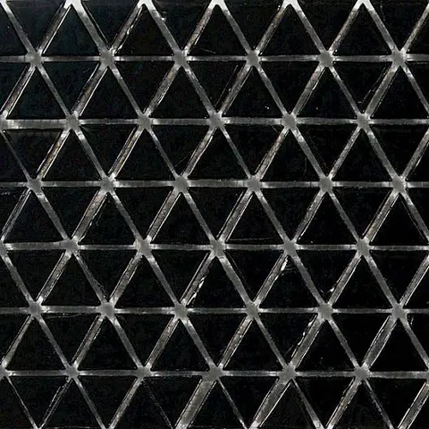 Mosaïque Symphony Trigonal Deep Space lustré 12 po x 12 po