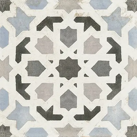 Carreau New Vintage Decoro 4 naturel 8 po x 8 po