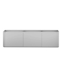 Vanité Murale Luna Classic 71" Gris Laqué