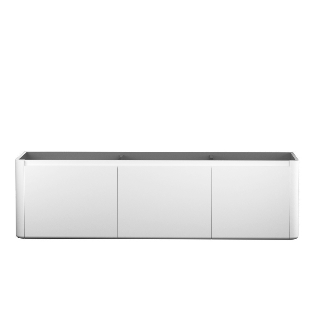 Vanité Murale Luna Classic 71" Blanc Laqué