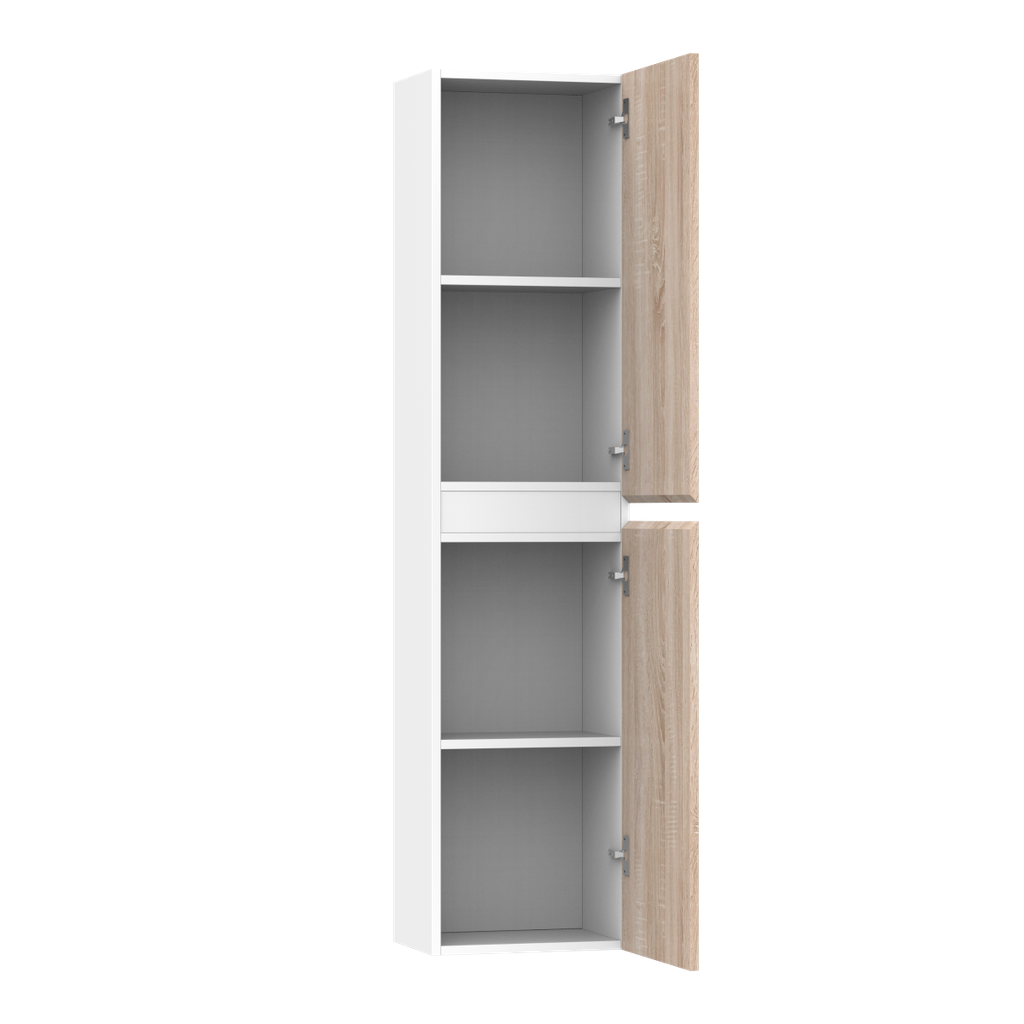 Armoire Sidney 16x67" - blanc mat