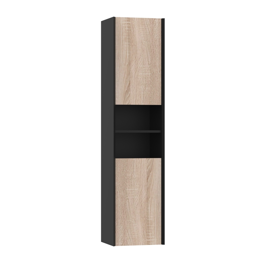 Armoire Dakar 16x67" - noir mat