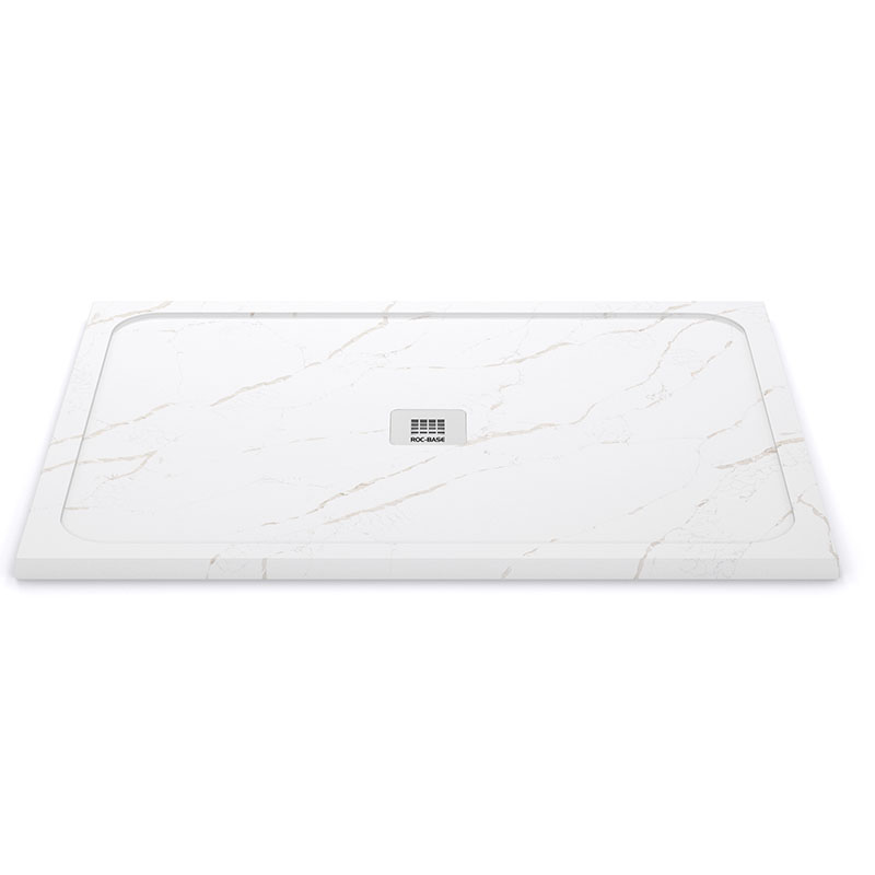 Roc-base Centro 36"x36" (quartz Blanc Petites Veines)