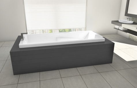 Bain sur Podium Liberty Relax 72" Blanc