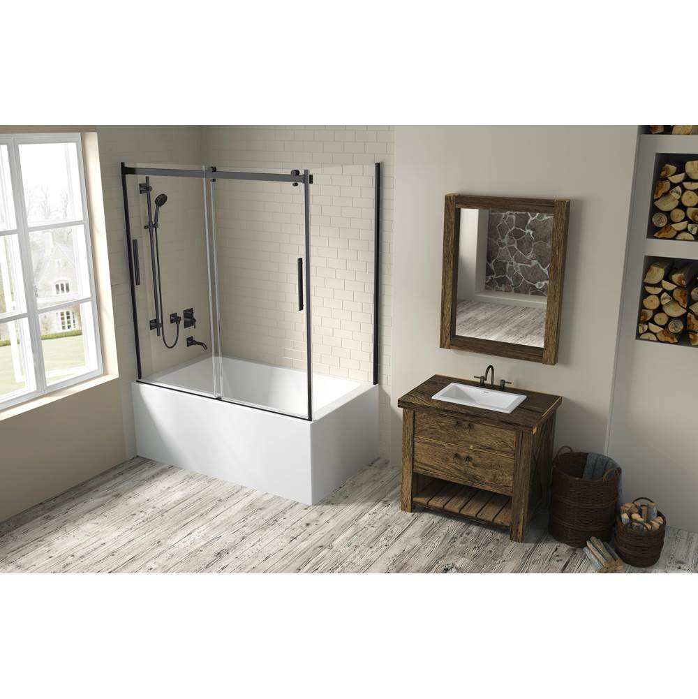 Porte Hydria 2 Côtés pour Bain 60 X 31, Noire