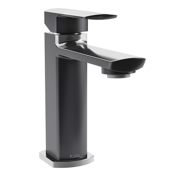 Grafik™ Robinet Monotrou de Lavabo sans Drain Chrome/noir