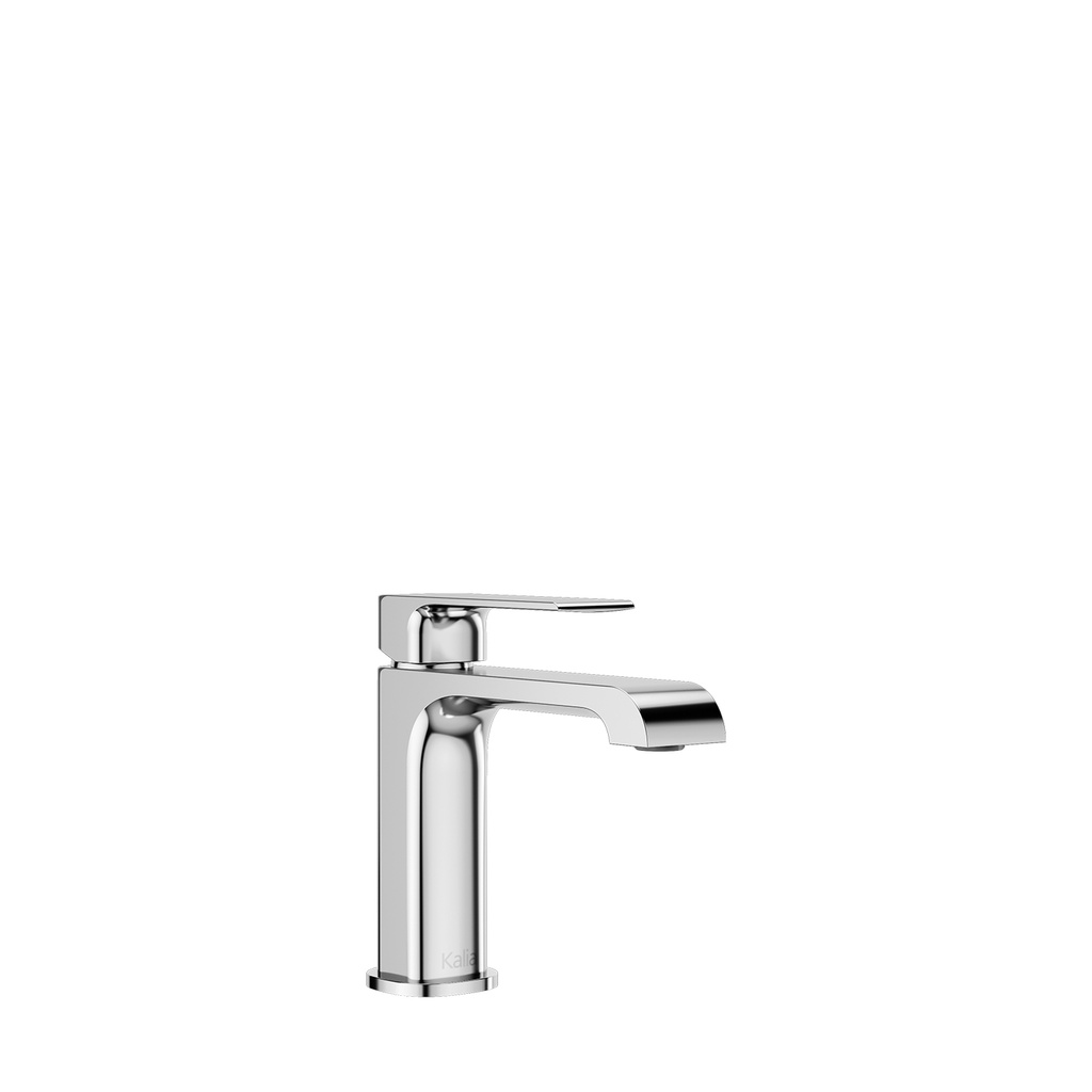 Sobrio™ Robinet de Lavabo Monotrou avec Drain à Pression et Trop-plein Chrome