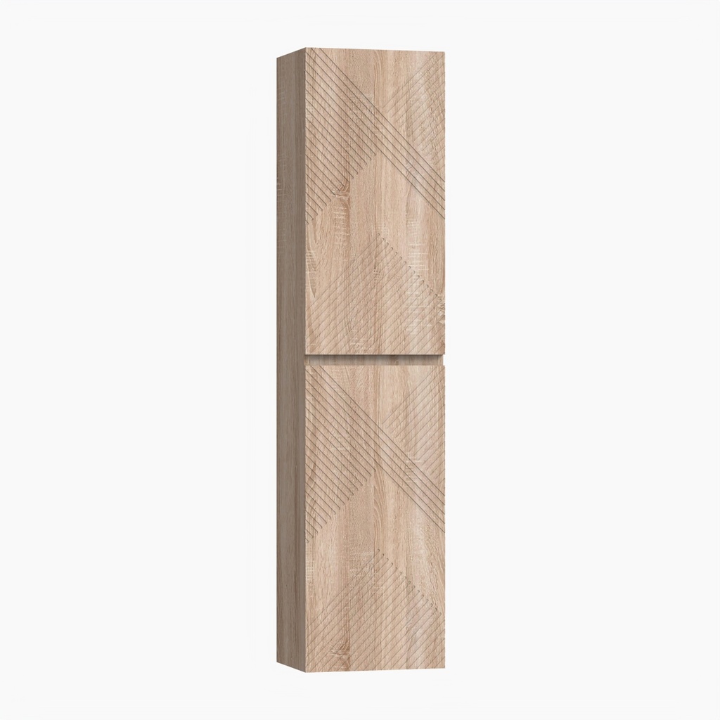 Armoire Murale Omaha 16" Chêne Blanc