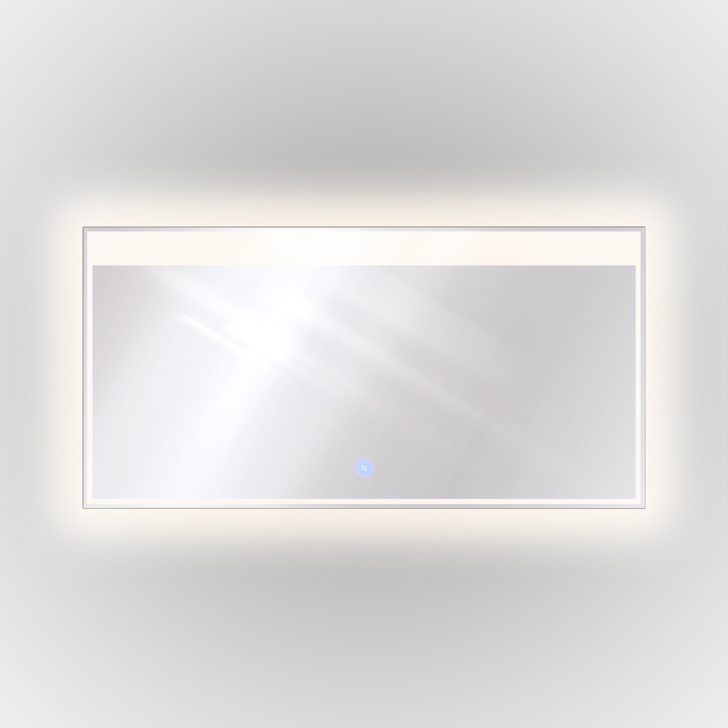 Silvy - Miroir LED 48x24" avec fonction antibuée